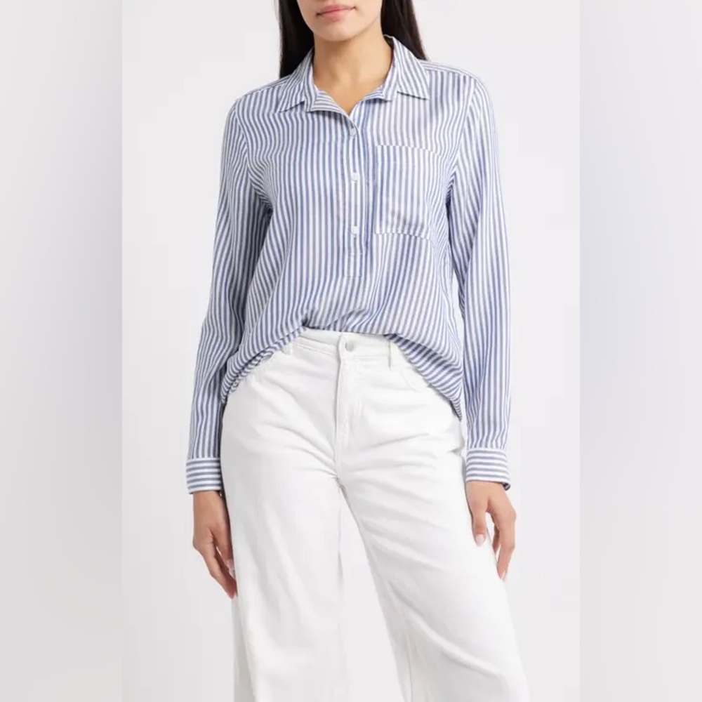 Beachlunchlounge Haley Popover Shirt XL